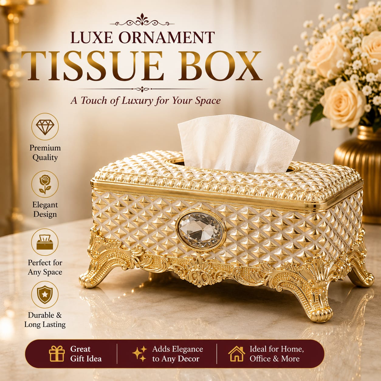 Elegant, premium, and practical. Perfect for your living room, bedroom, office, or gifting