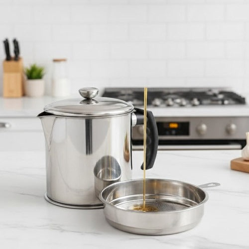 Stainless steel Oil strainer jug