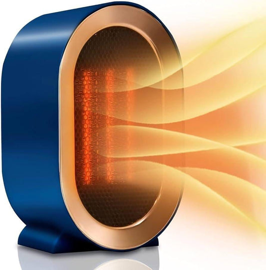 *Electric Space Heater 1200W Energy Efficient Space Heaters for Indoor Use 2 Speed Portable Heater Fan For Bedroom Office Room