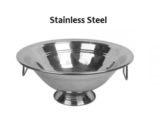 Multifunction Rice vegetables noodles washing Strainer Stainless Steel  Colander