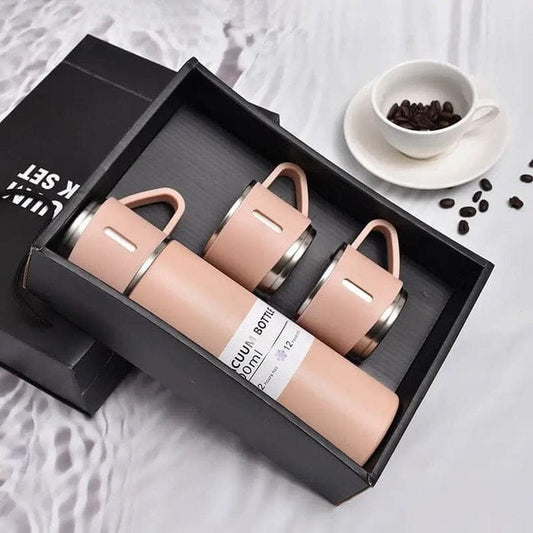 Vacuum Flask Mug Set, Stainless Steel Vacuum Flask Tumbler For Coffee Hot Water