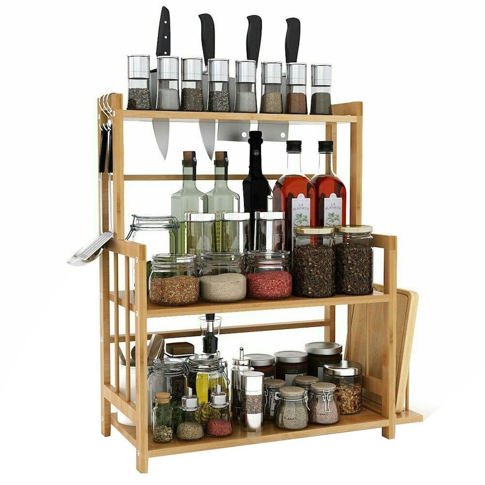 Hshome.pk wooden spice jars holder kitchen organizer space saver smart gadgets organizer distributor importer wholesaler gadgets Karachi Pakistan Islamabad Lahore Punjab mega sale discount offer daraz.pk idealancy homazing amazing gadgets cleaning products kitchen organizers space saver serveware stainless steel healthy