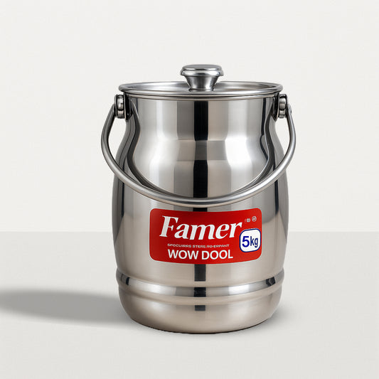 hshome.pk Stainless Steel Ghee Milk Oil Storage Container 1kg to 5kg – hshome.pk