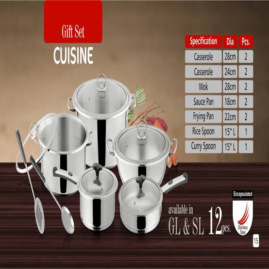 Alpha Stainless steel double bottom cookware – Hakimi Steel
