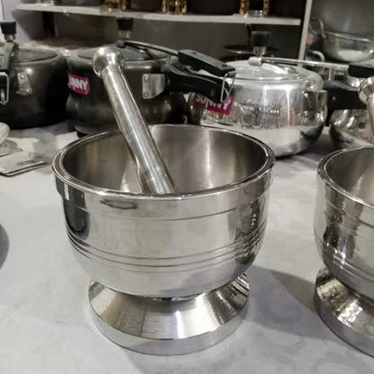 Steel hawan dasta mortar best quality heavy