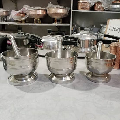 Steel hawan dasta mortar best quality heavy