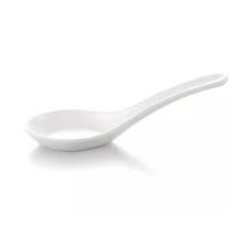 Melamine spoon set 6 pcs 12pcs soup spoon white color