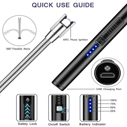 Usb Rechargeable Electric Fast Lighter best for bbq candle
