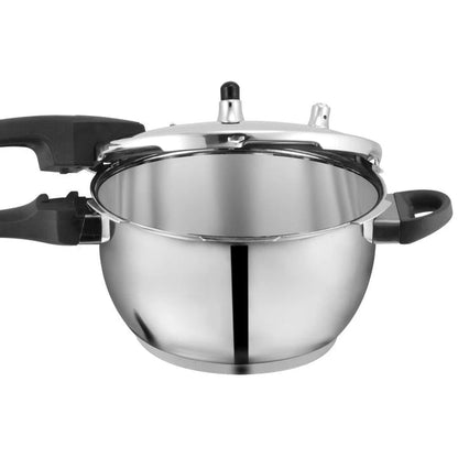 Sonex wok Cooker Stainless Steel wok cooker with glass lid double bottom heavy